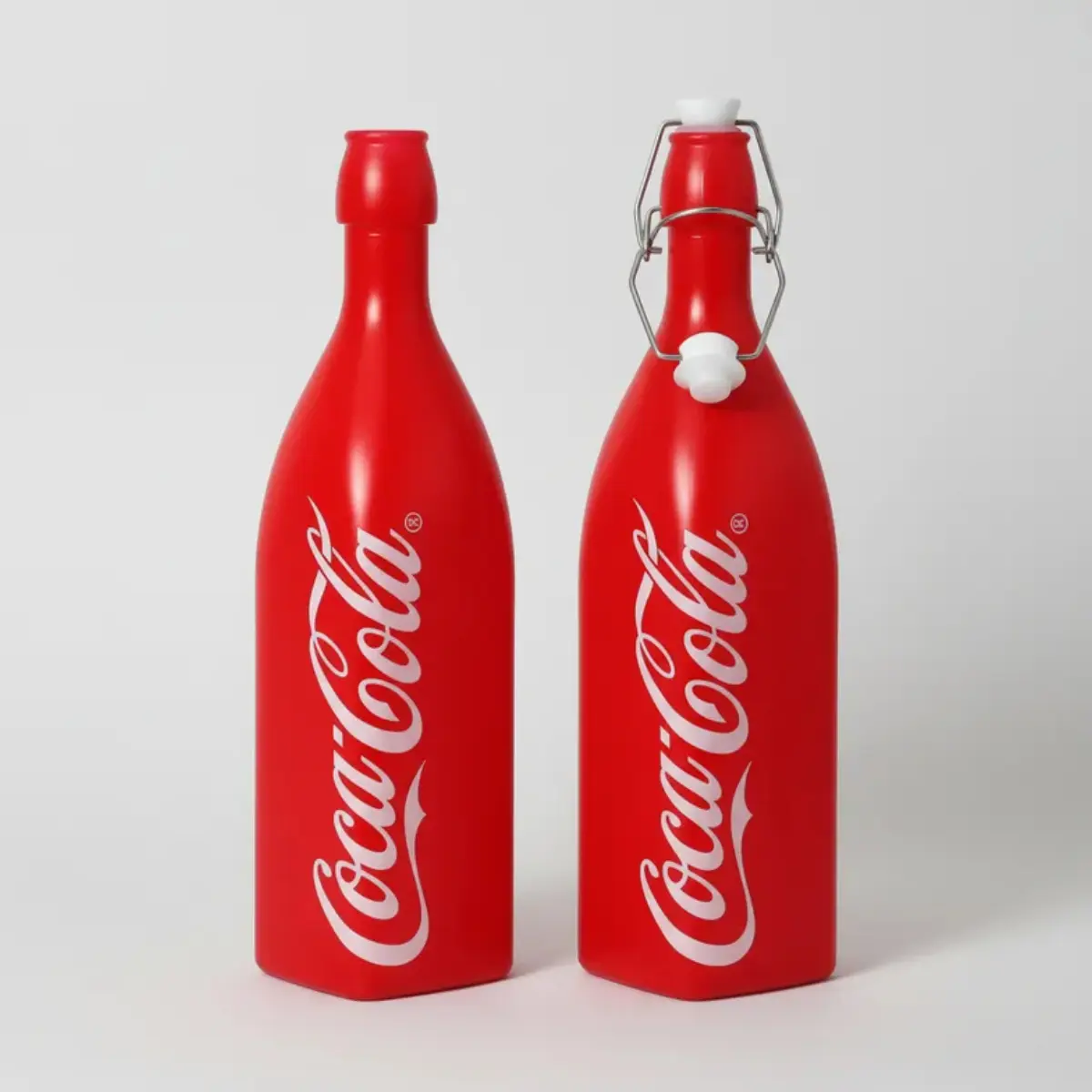 Bouteille en verre hermétique Coca-Cola rouge 1L