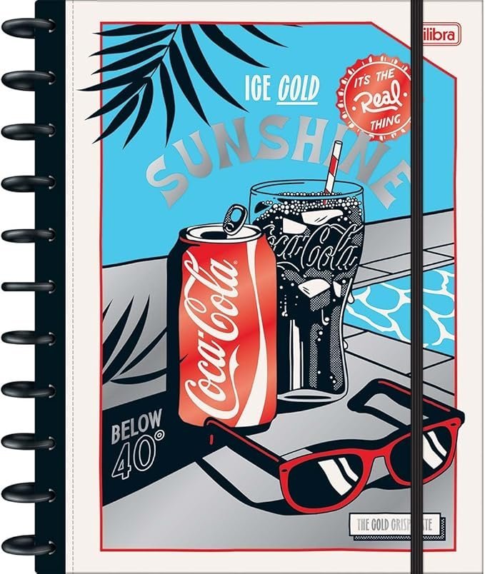 Cahier Coca-Cola 10 matières 160 feuilles