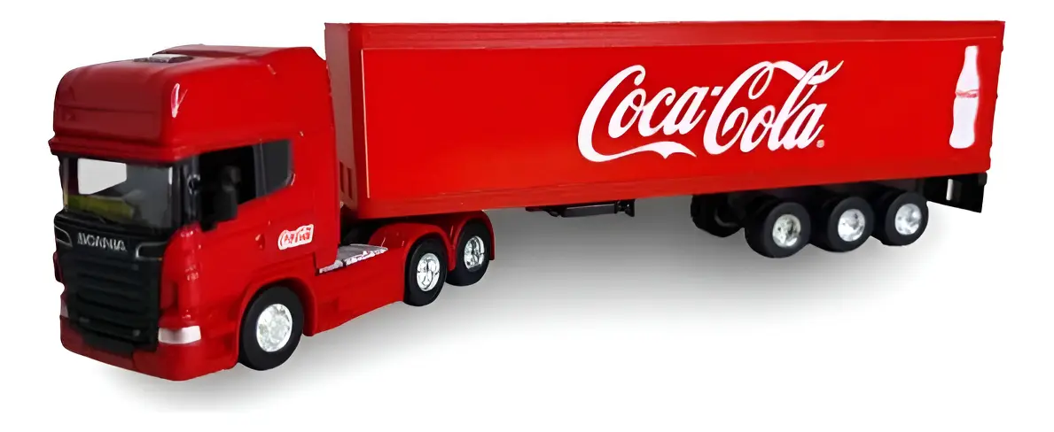 Camion Coca-Cola échelle 1:64 métal
