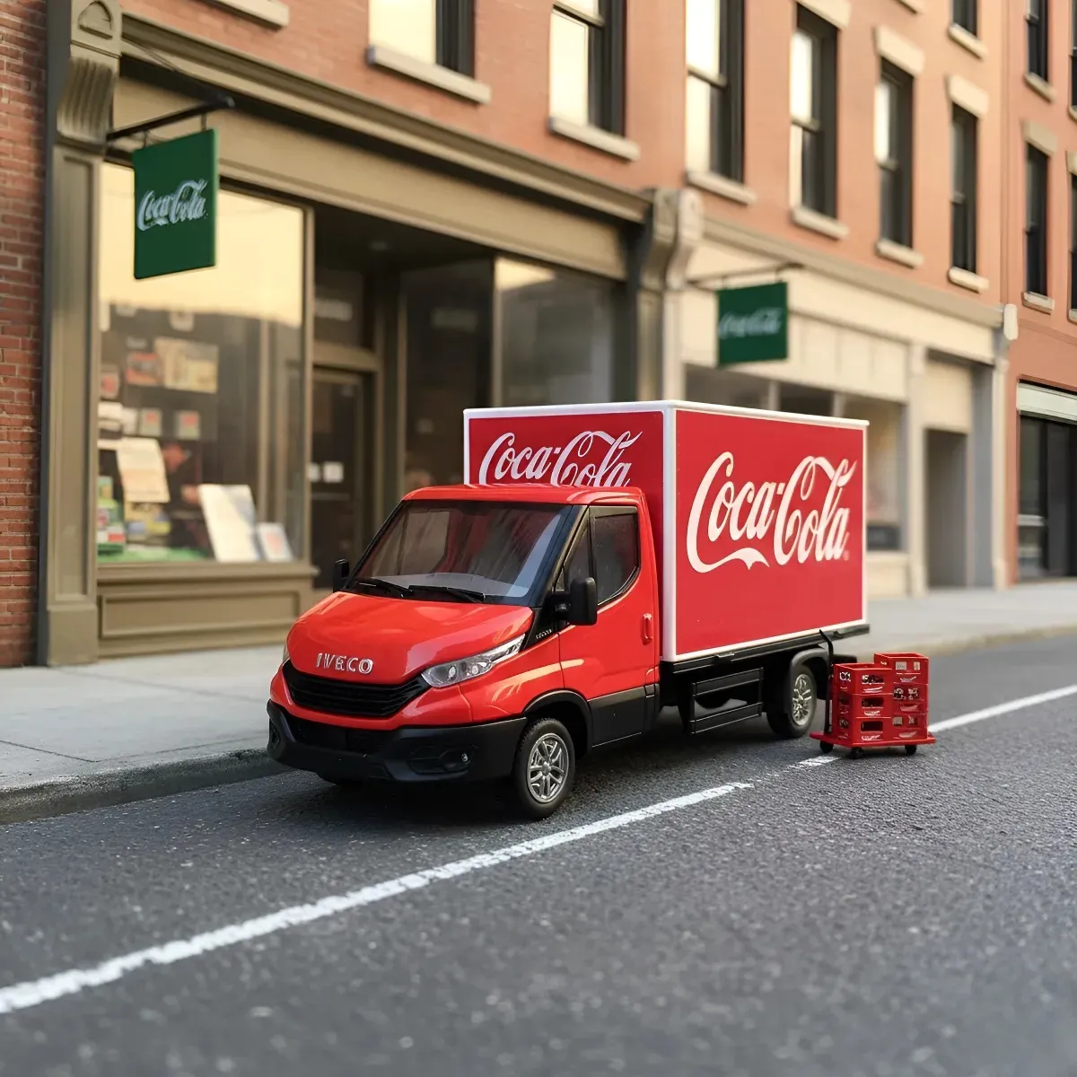 Iveco Daily Coca-Cola miniature 1:30