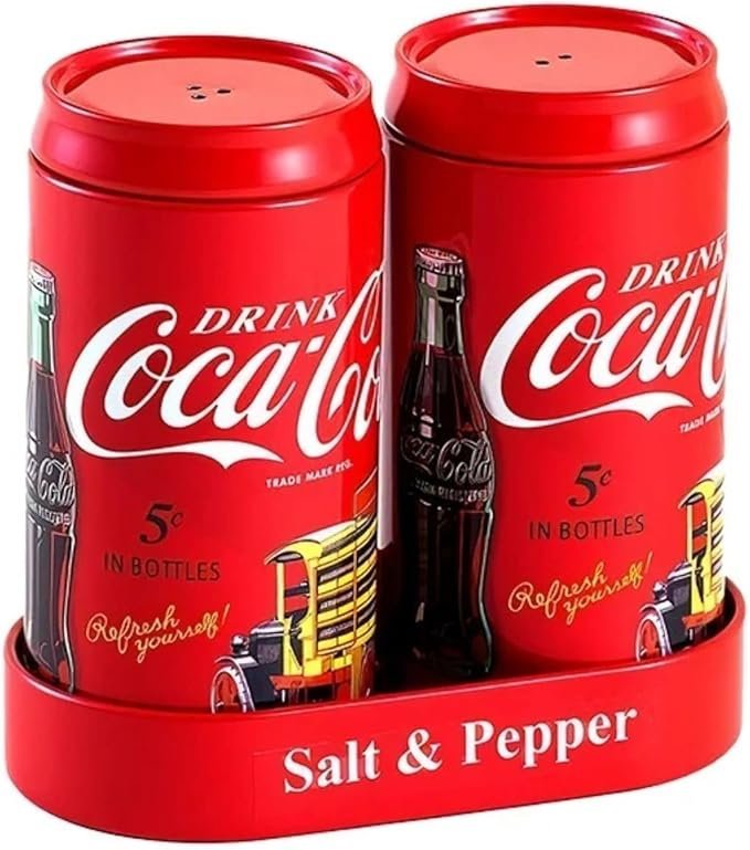 Kit cuisine Coca-Cola sel poivre étain