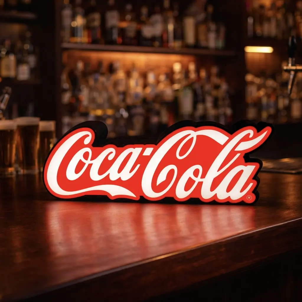 Lampe rétro LED Coca-Cola décoration