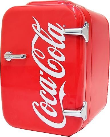 Mini frigo rétro Coca-Cola rouge 6 litres