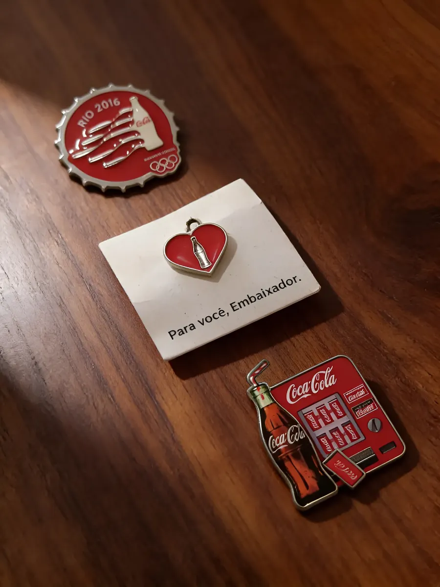 Kit pins et broches Coca-Cola
