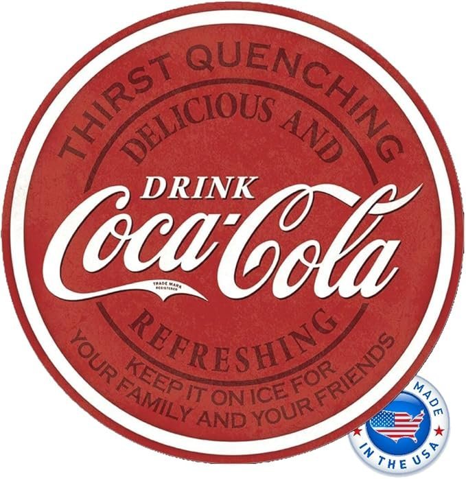 Plaque aluminium Coca-Cola Family & Friends