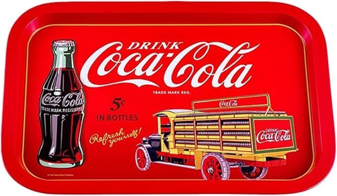 Plateau rétro Coca-Cola métal
