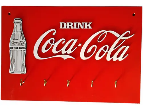 Porte-clés MDF Coca-Cola