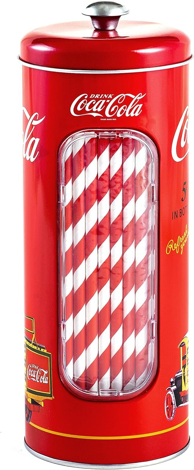 Porte-pailles étain Coca-Cola