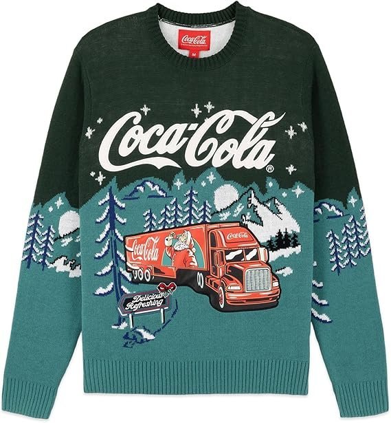 Pull de Noël Coca-Cola rétro officiel