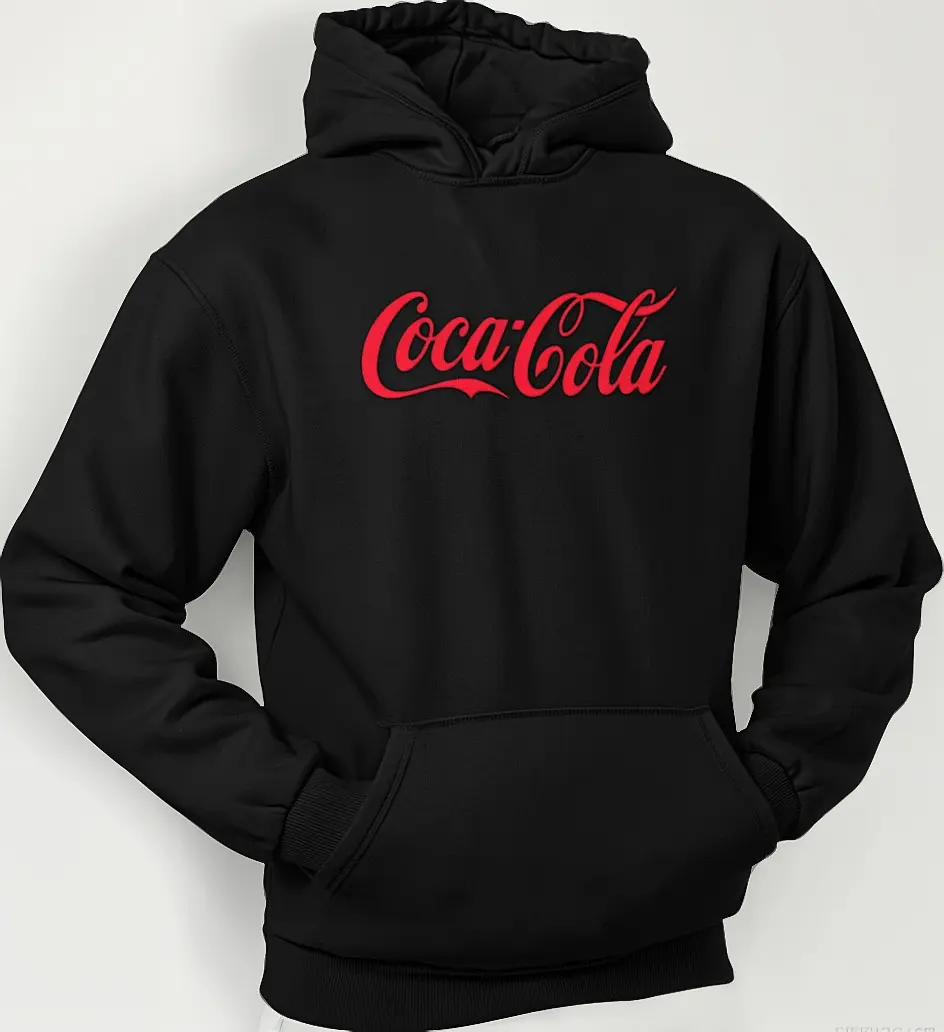Sweat à capuche Coca-Cola style universitaire