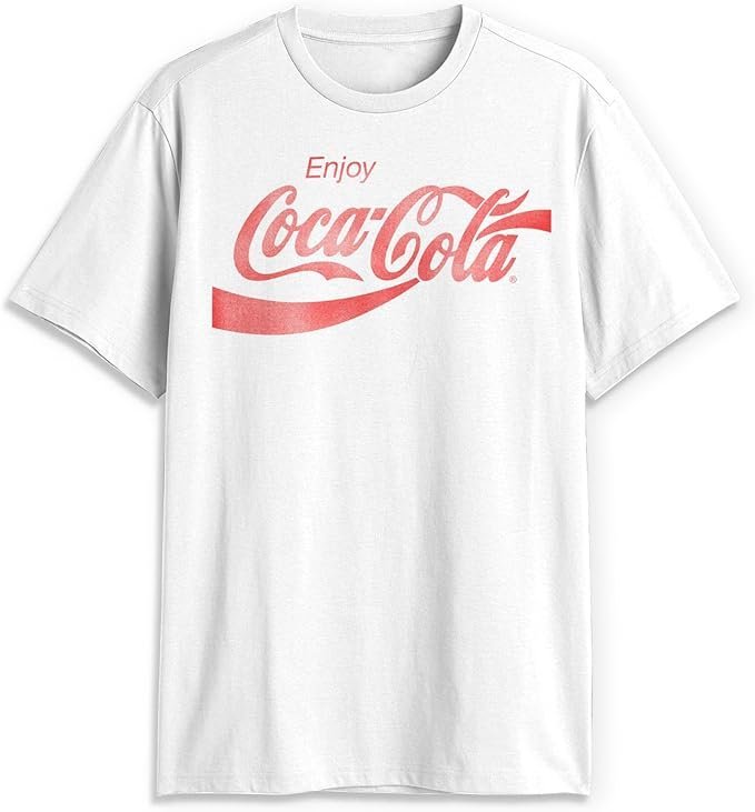 T-shirt Coca-Cola logo rétro vintage