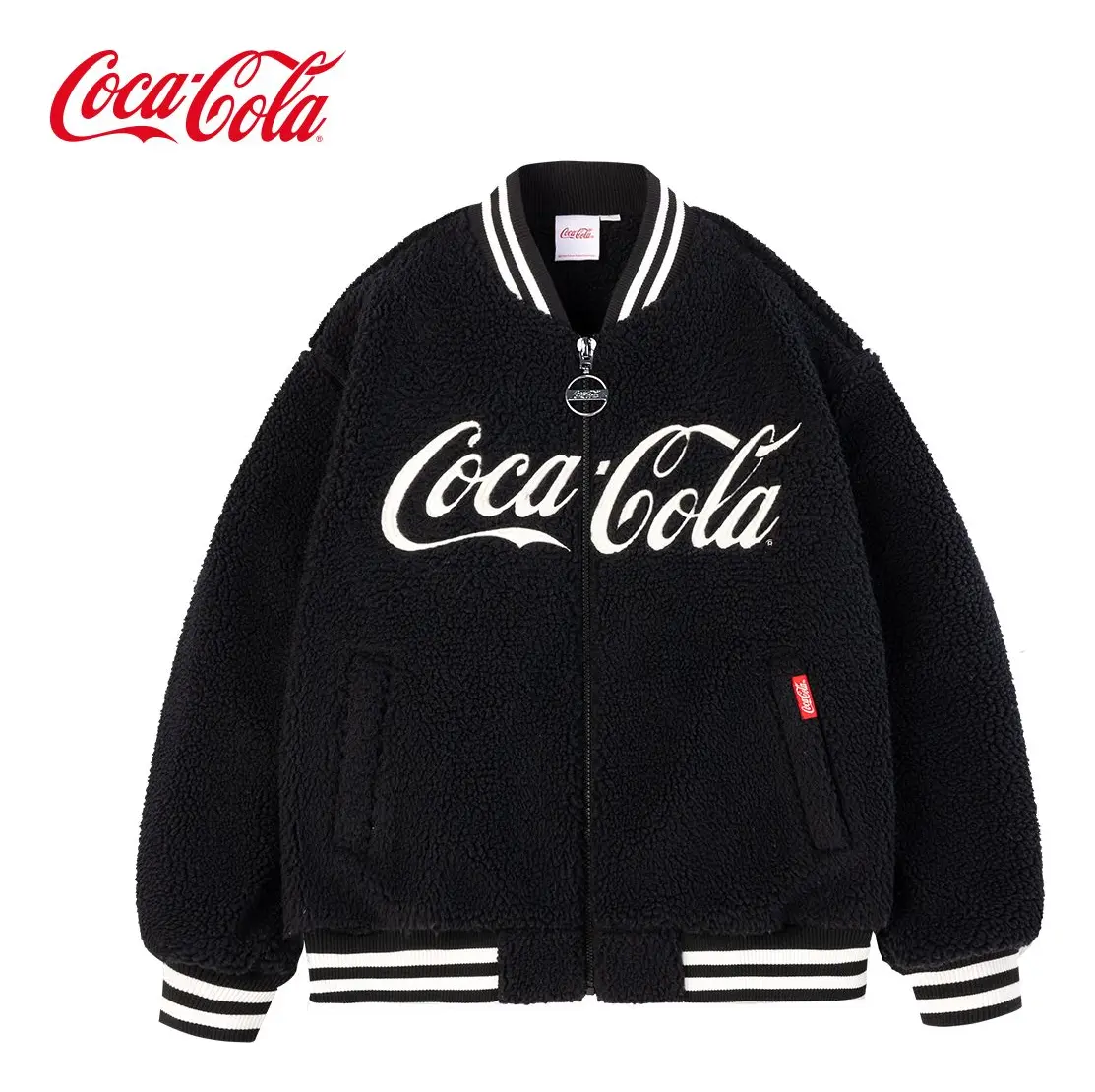 Veste Coca-Cola style universitaire