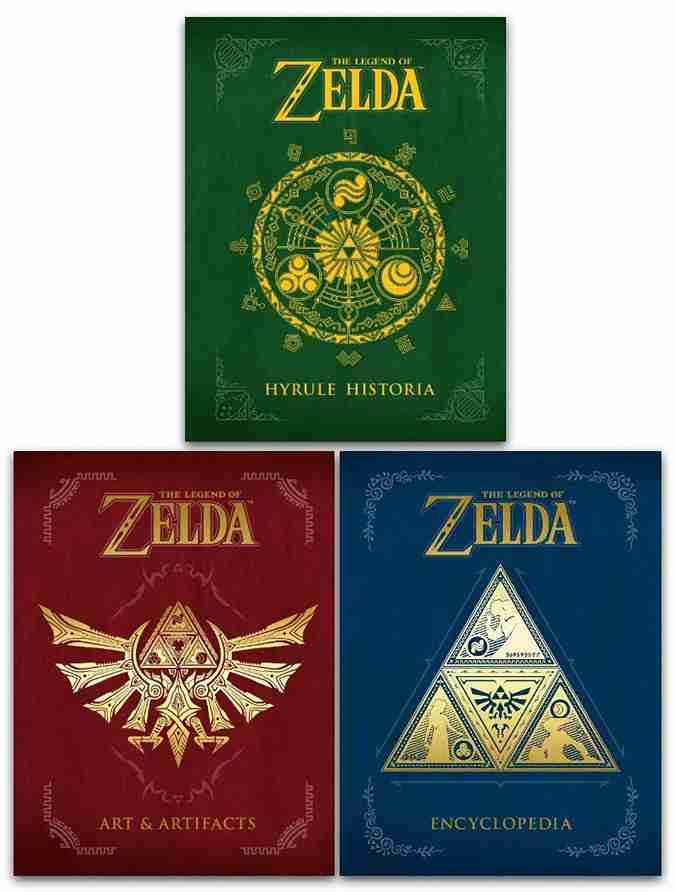 Collection 3 Livres Zelda Histoire Encyclopédie Art