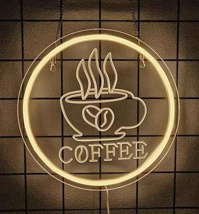 Enseigne Néon LED Coffee Décoration Cuisine France