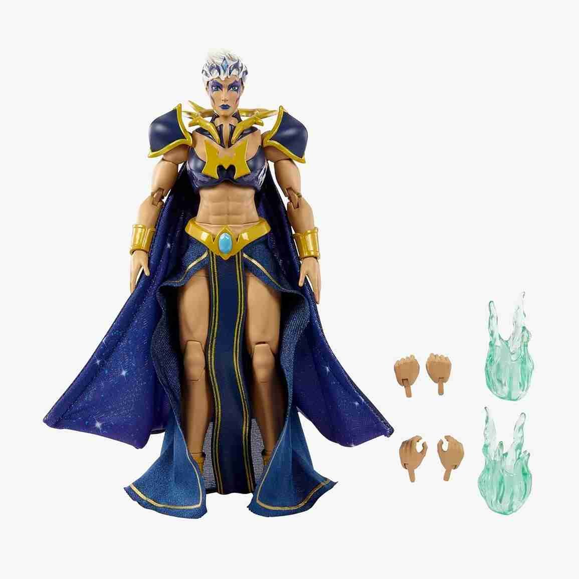Boneco Deluxe Evil-Lyn Maligna com Acessórios MOTU He-Man