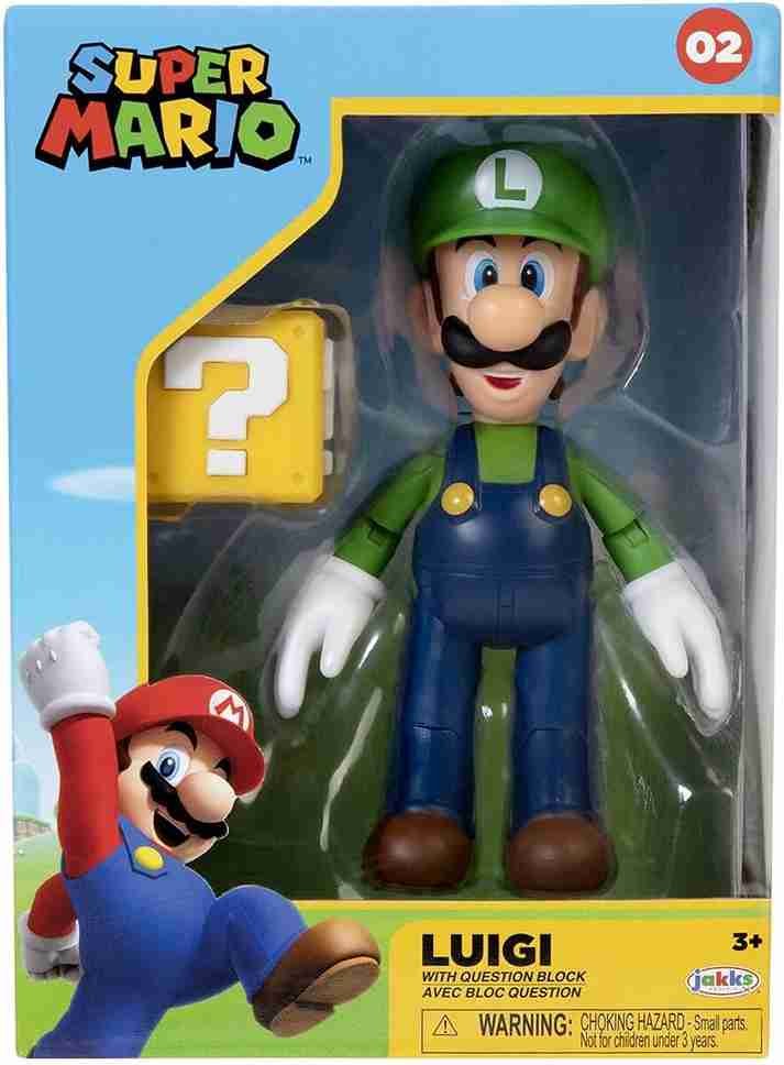 Luigi Figurine 13cm Super Mario Bros Film Jakks Pacific France
