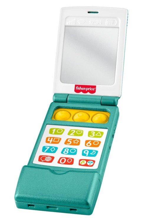 Fisher-Price Téléphone à Clapet Rires et Éveil Bébé