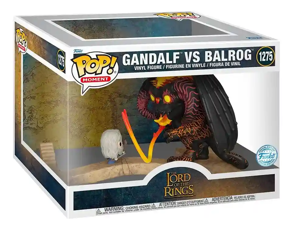 Funko Pop Moments Le Seigneur des Anneaux Gandalf vs Balrog vinyle