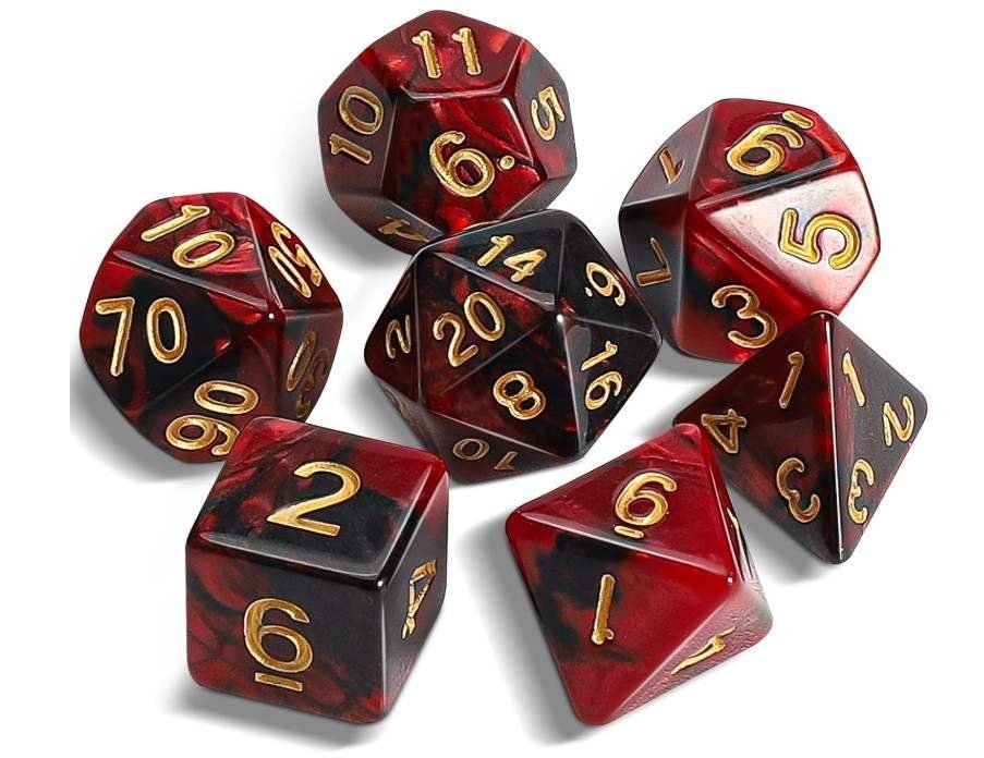 Kit 7 Dés RPG D&D Donjons et Dragons France