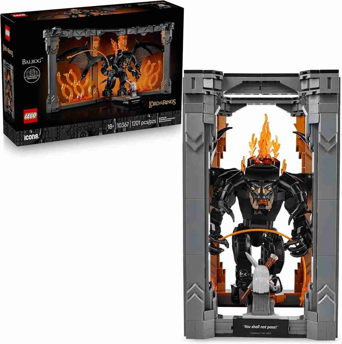 LEGO Icons Le Seigneur des Anneaux Book Nook du Balrog 10367