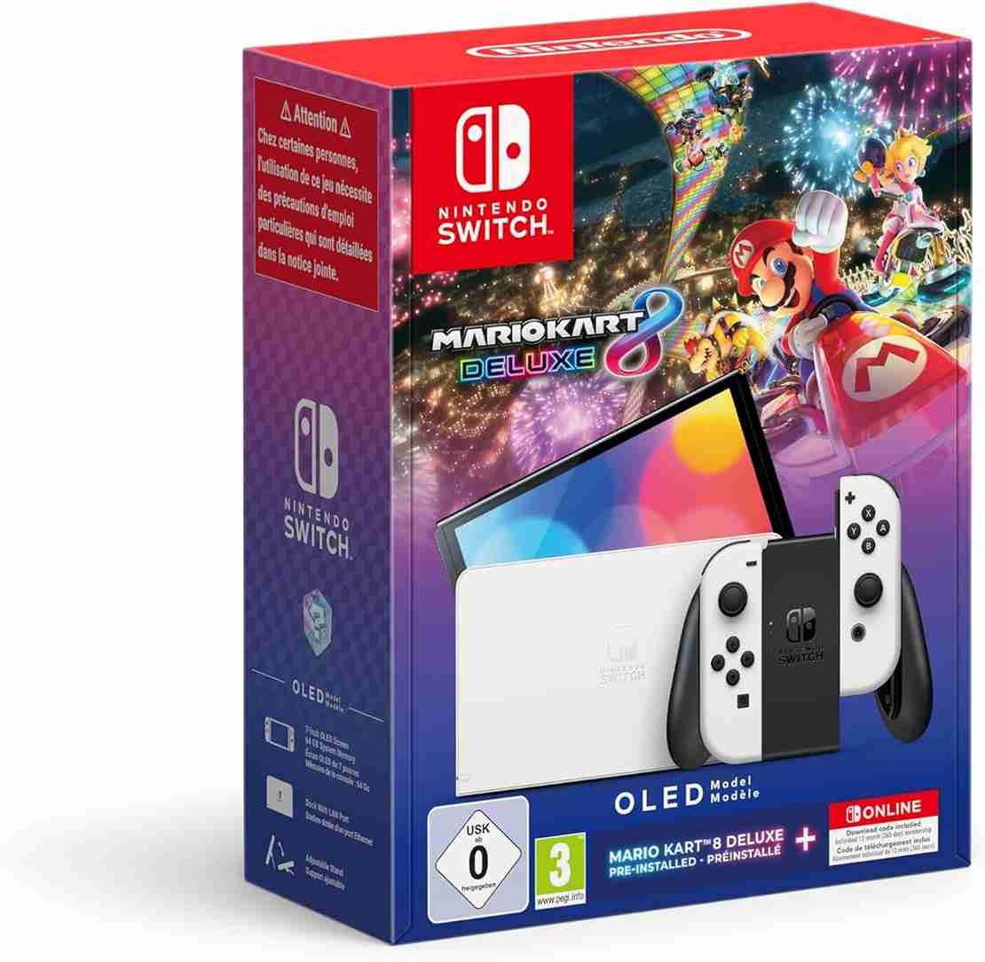 Nintendo Switch OLED Bundle Mario Kart 8 Deluxe France
