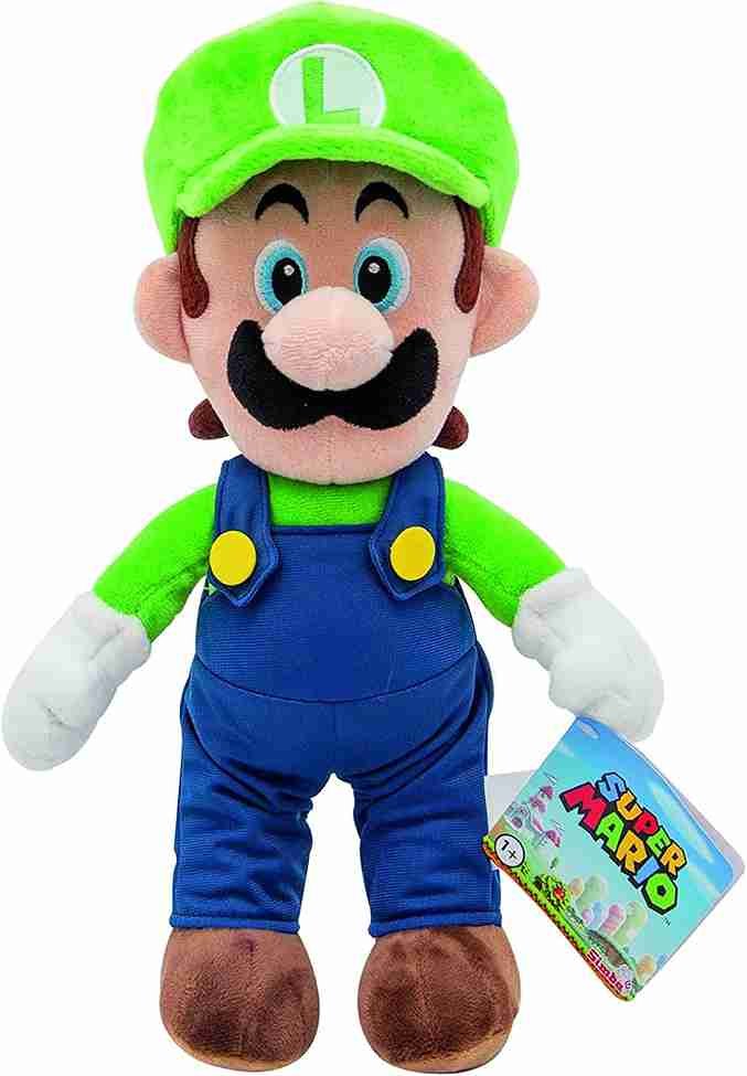 Peluche Luigi Super Mario 30cm France