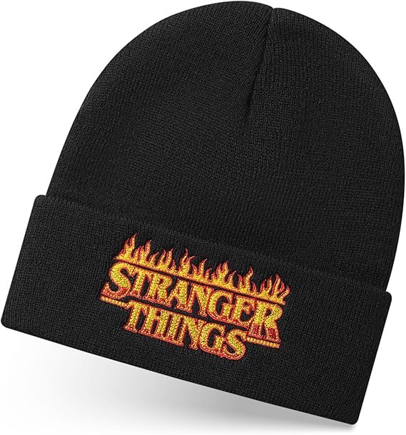 Bonnet Stranger Things Logo Flammes France