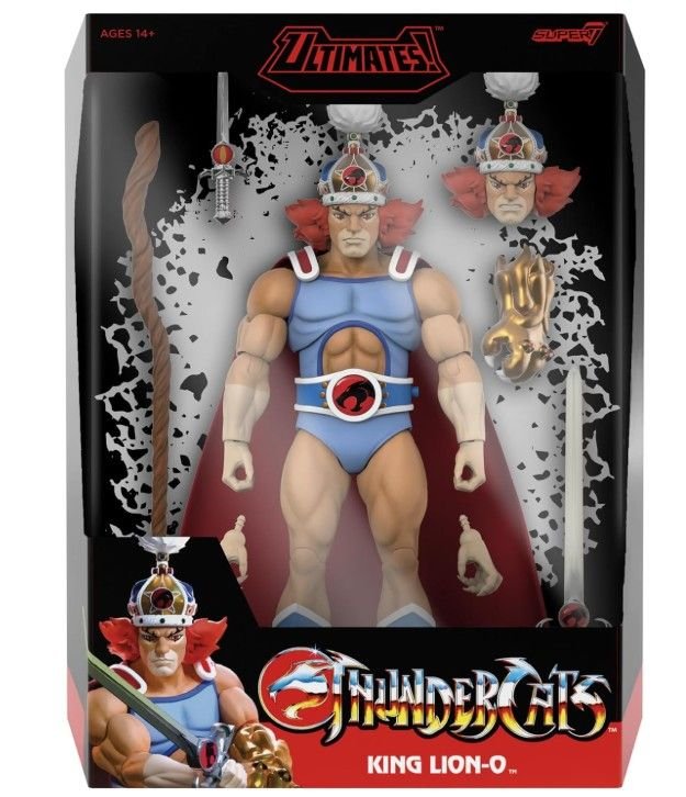 Super7 ULTIMATES! Lion-O ThunderCats 7 pouces LED yeux SDCC 2024 Amazon France
