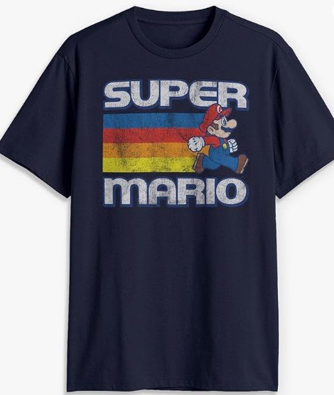 T-Shirt Mario Art Rétro Nintendo France