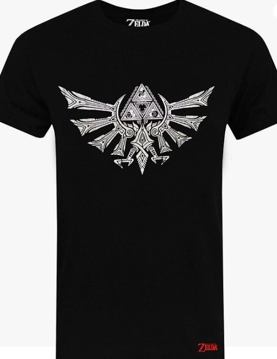 T-Shirt Zelda Triforce Logo Classique Nintendo
