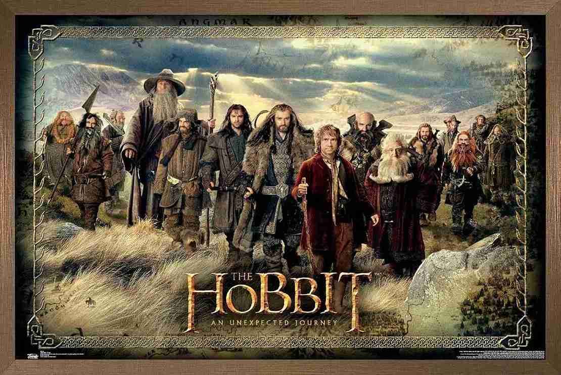 The Hobbit: An Unexpected Journey - Poster mural