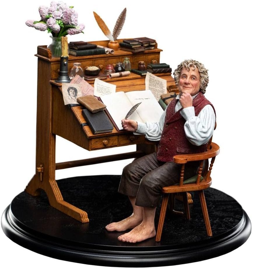 Weta Workshop Polystone Le Seigneur des Anneaux Bilbo Sacquet Premium Mini Statuette
