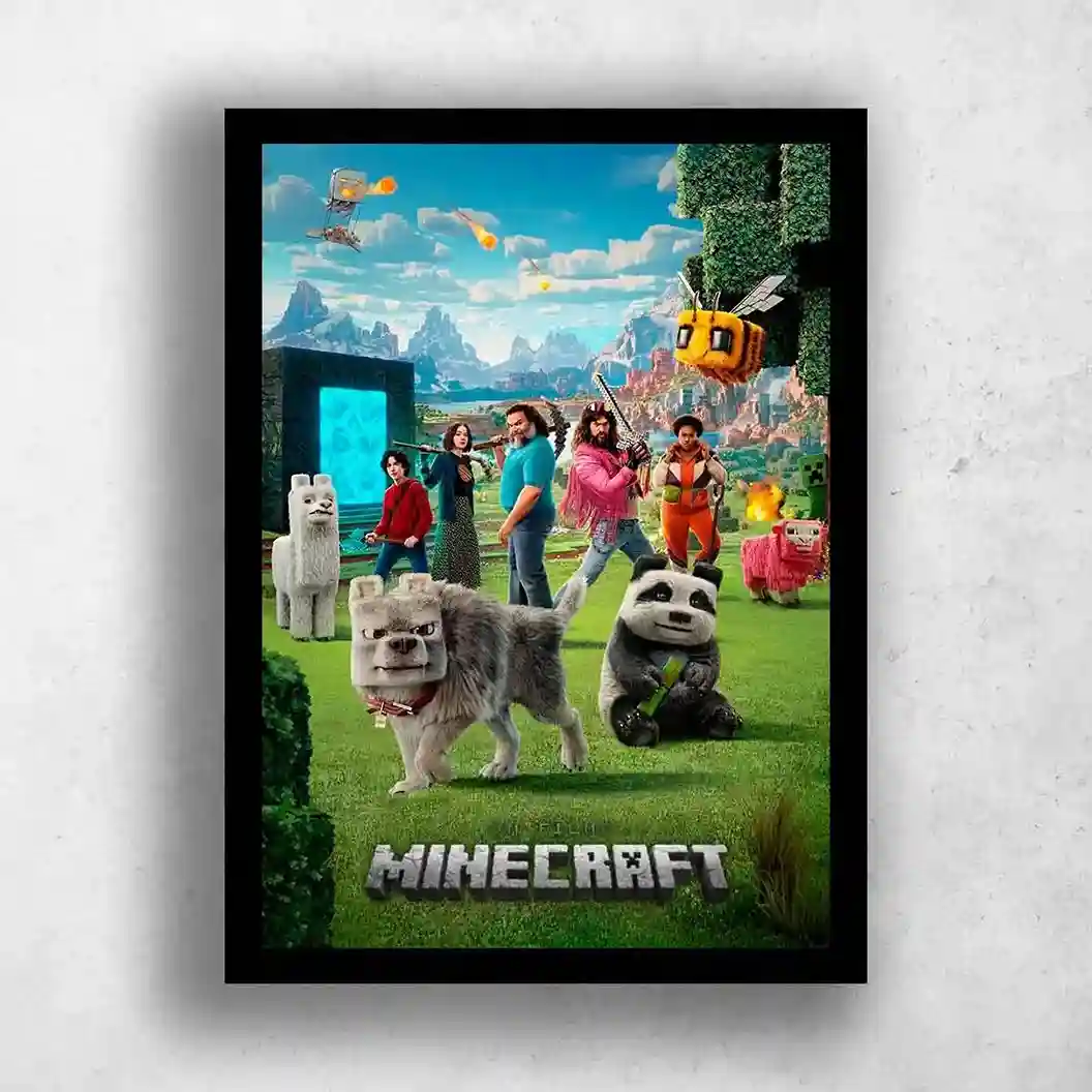 Affiche officielle Film Minecraft 2025 — Poster cinéma