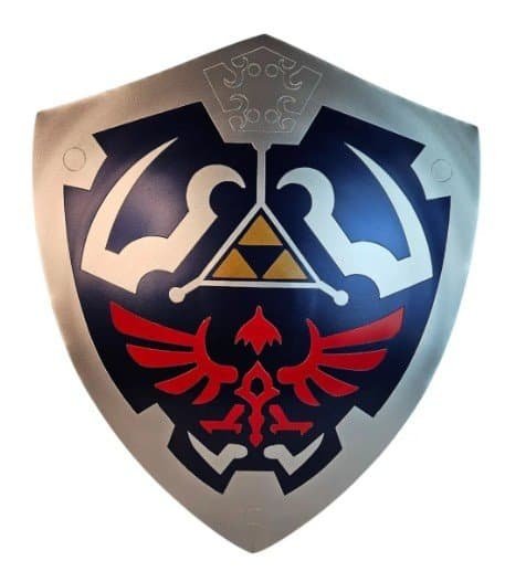 Bouclier Hylien Shield Métal Décoratif Mural Zelda