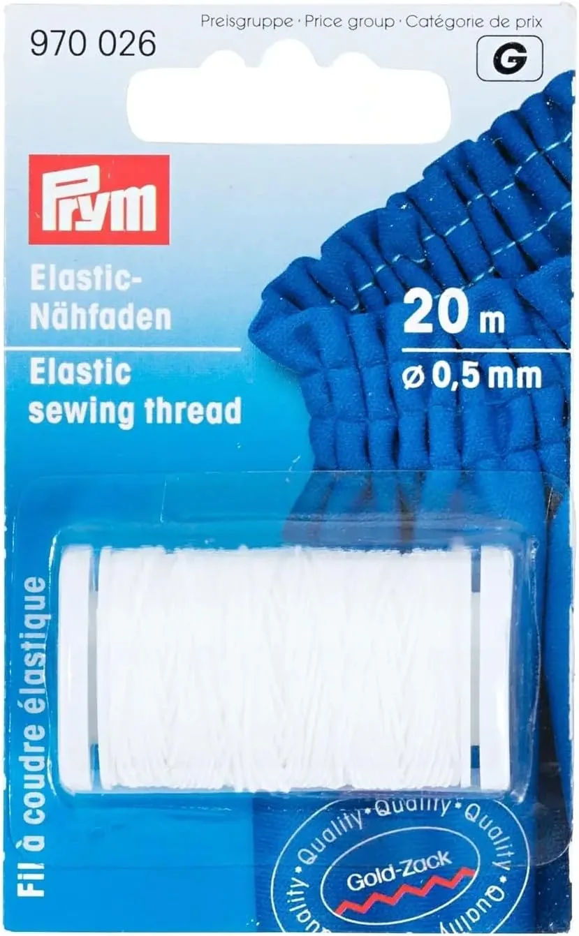 Fil élastique pour couture ceinture et poignets