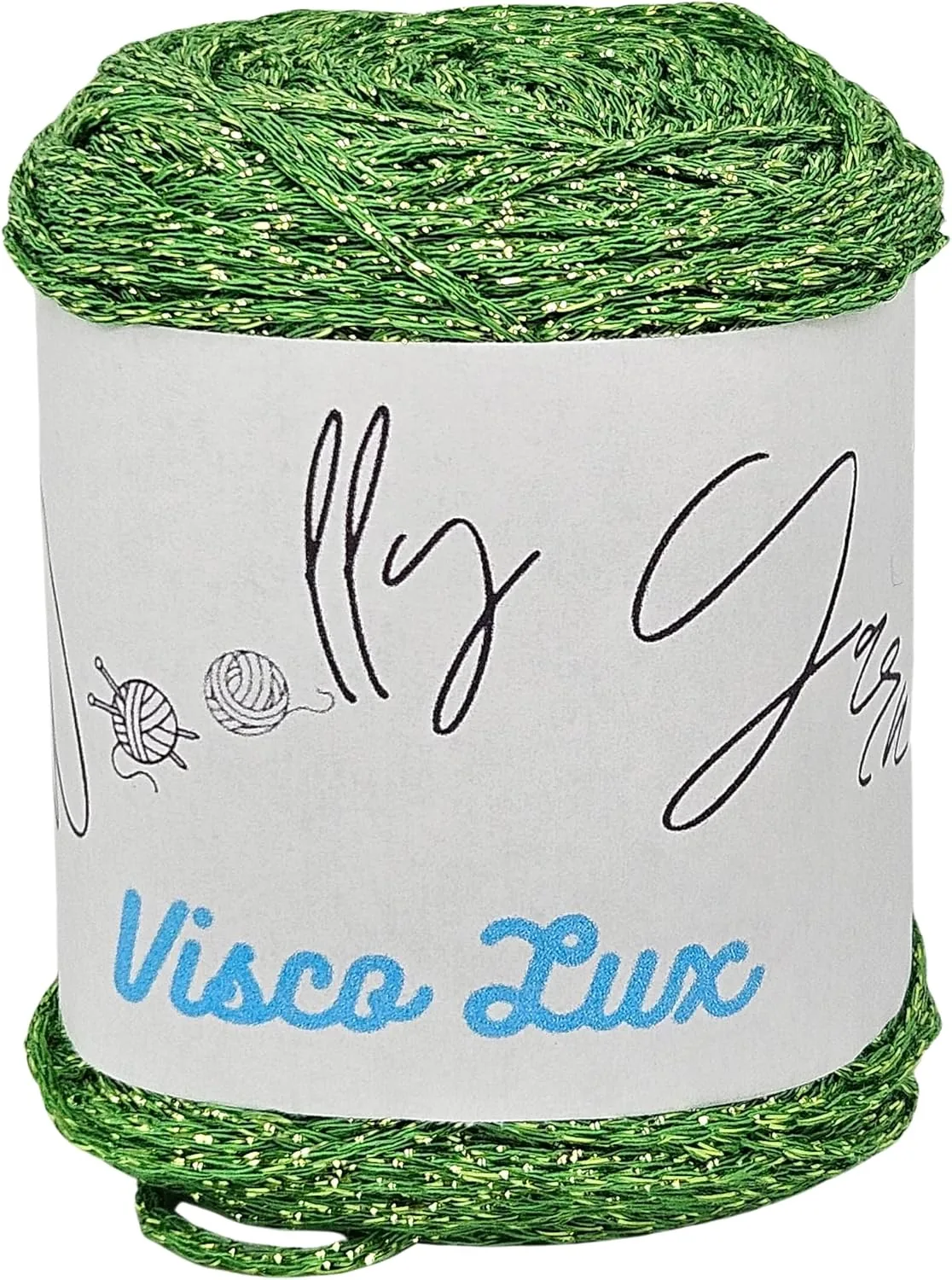 Fil viscose brillant pour crochet et tricot