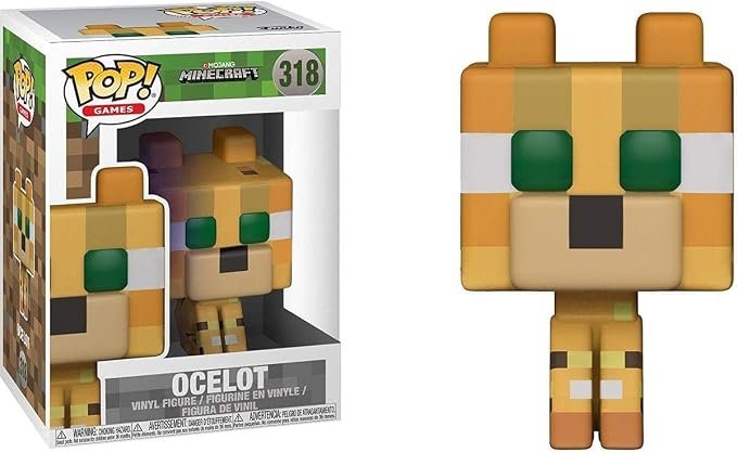 Funko Pop Ocelot Minecraft — Figurine vinyle chat sauvage