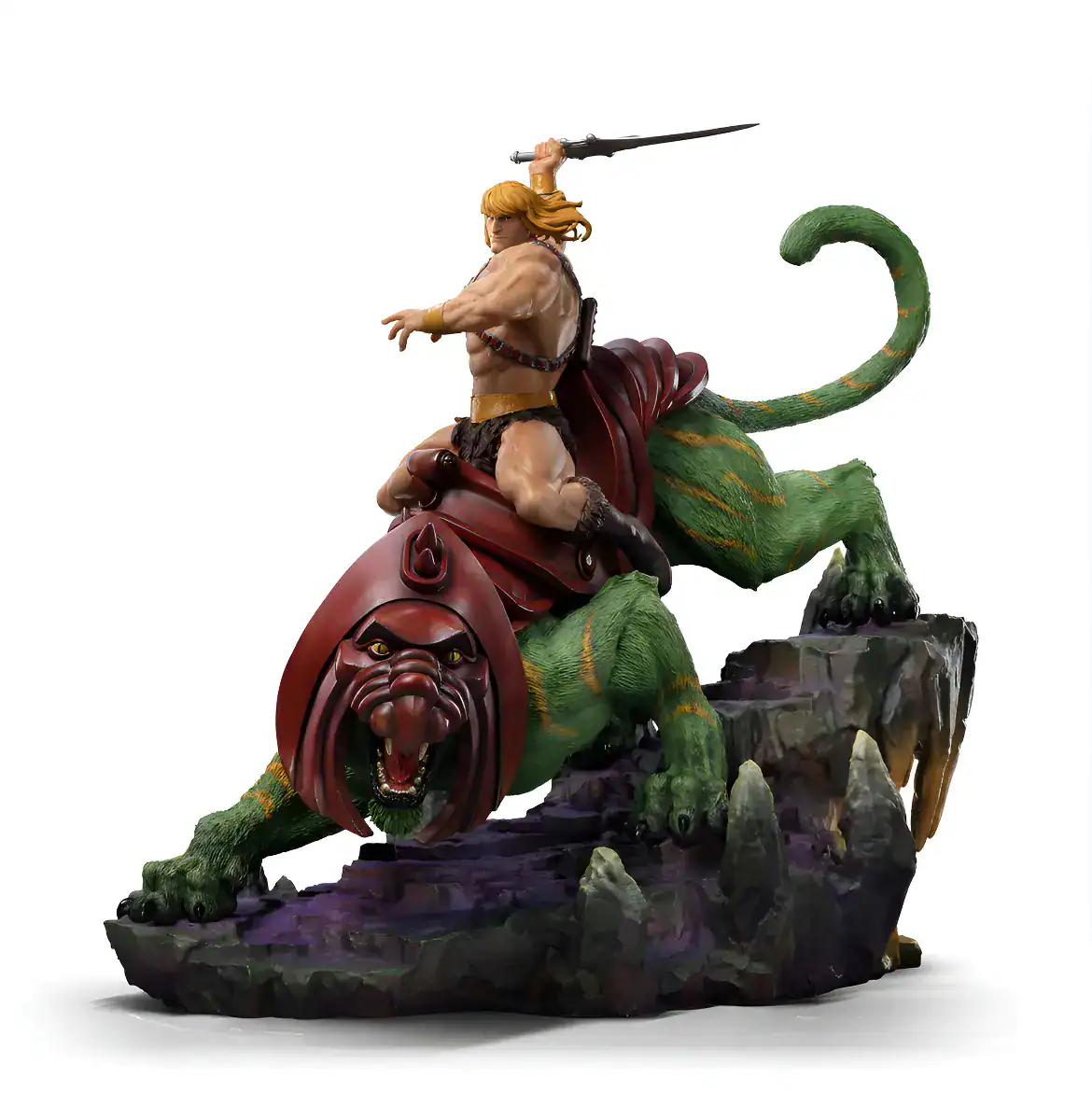 Iron Studios He-Man e Battle Cat Deluxe Art Scale 1/10