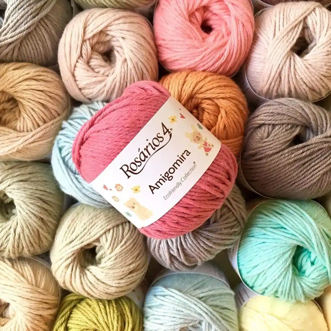 Kit 6 pelotes fil coton amigurumi multicolore 20g pour crochet