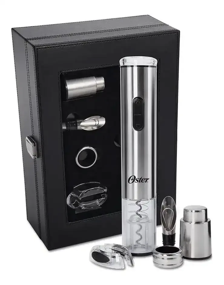 Kit Ouvre-Bouteille Électrique Oster Inspire avec coupe-capsule