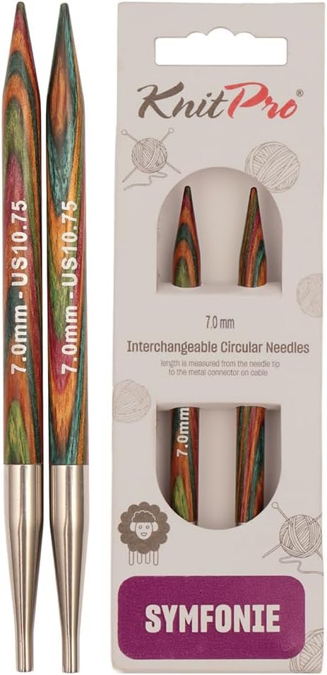 KnitPro Symfonie pointes interchangeables bois laminé multicolore