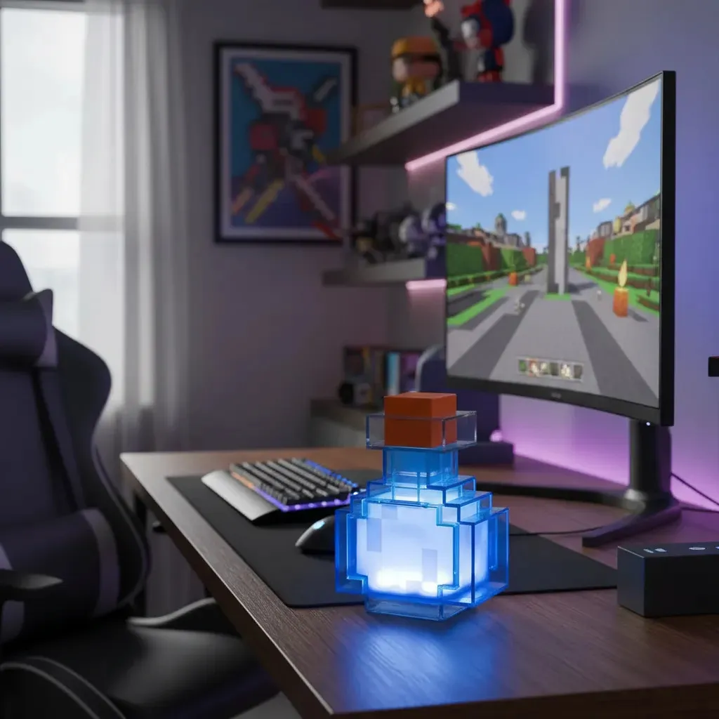 Lampe Minecraft LexiLight — Lampe de bureau protection des yeux