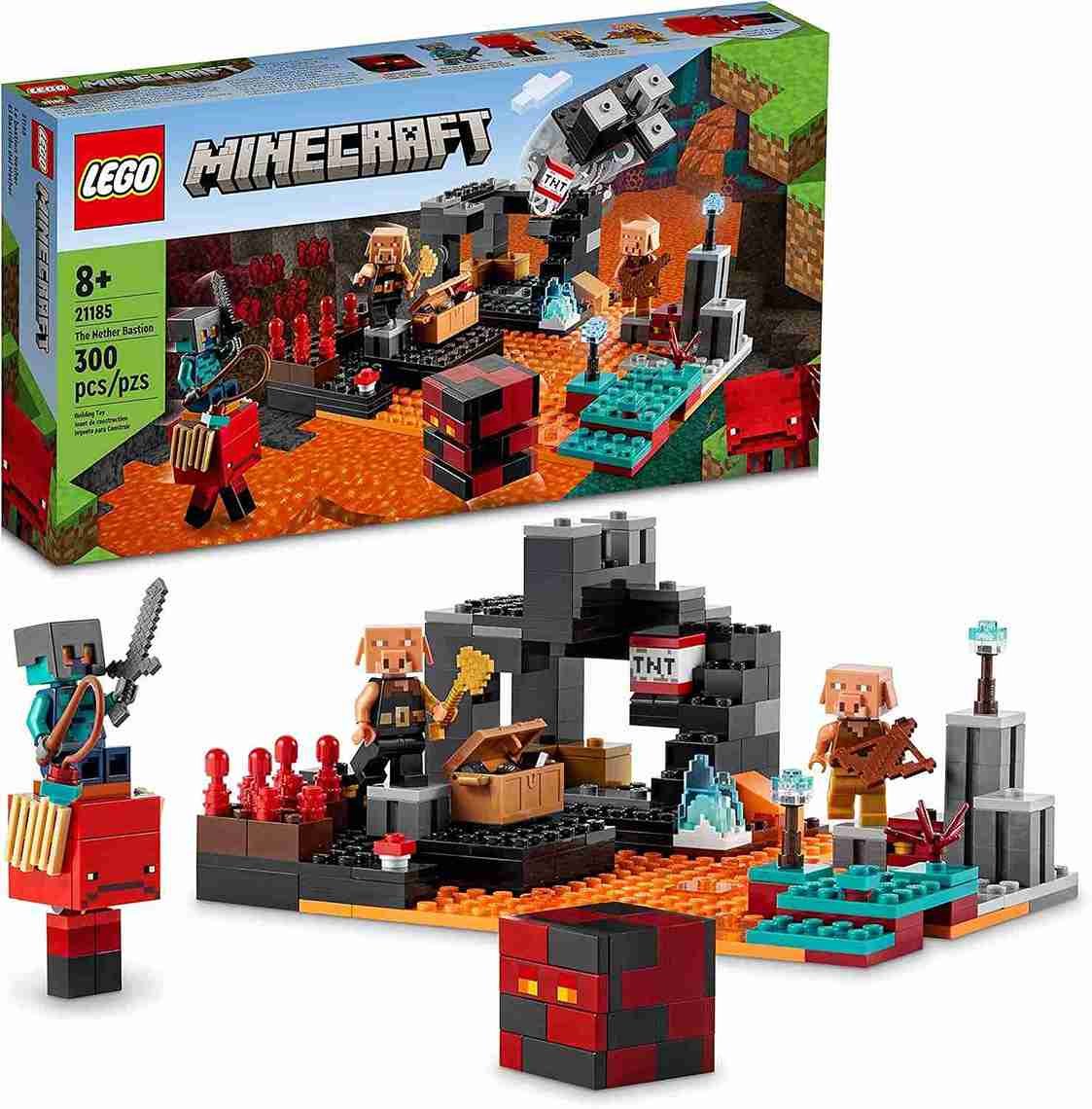LEGO Minecraft Le Bastion du Nether — Set Piglin et Nether