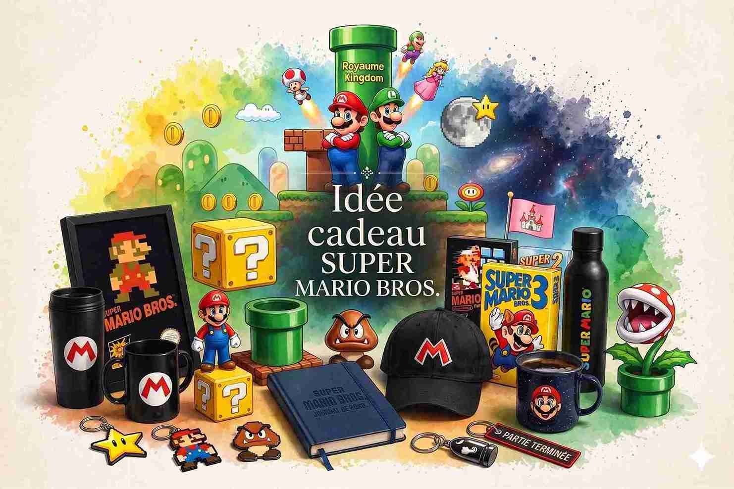 Cadeau Super Mario : les meilleures idées pour fans de Nintendo
