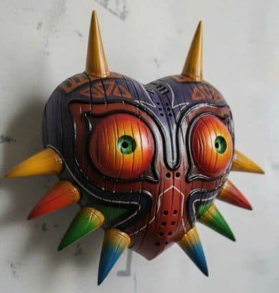 Masque de Majora Zelda Décoration Geek Résine