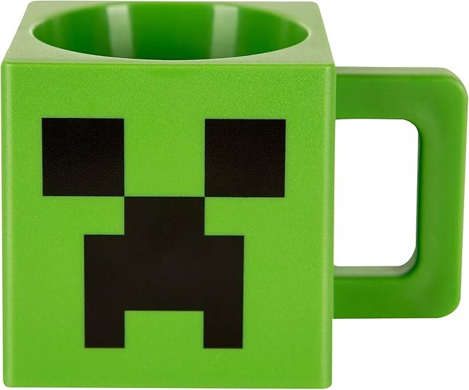 Mug Minecraft Creeper Carré — Tasse en céramique Minecraft