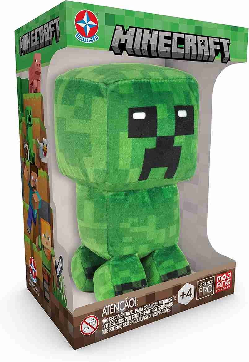Peluche Creeper Minecraft — Peluche officielle douce
