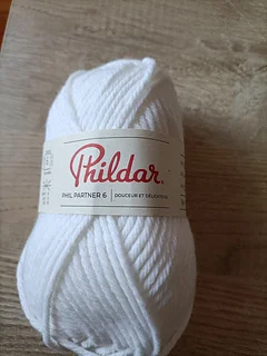 Phildar Phil Partner 6 fil laine acrylique pelote tricot