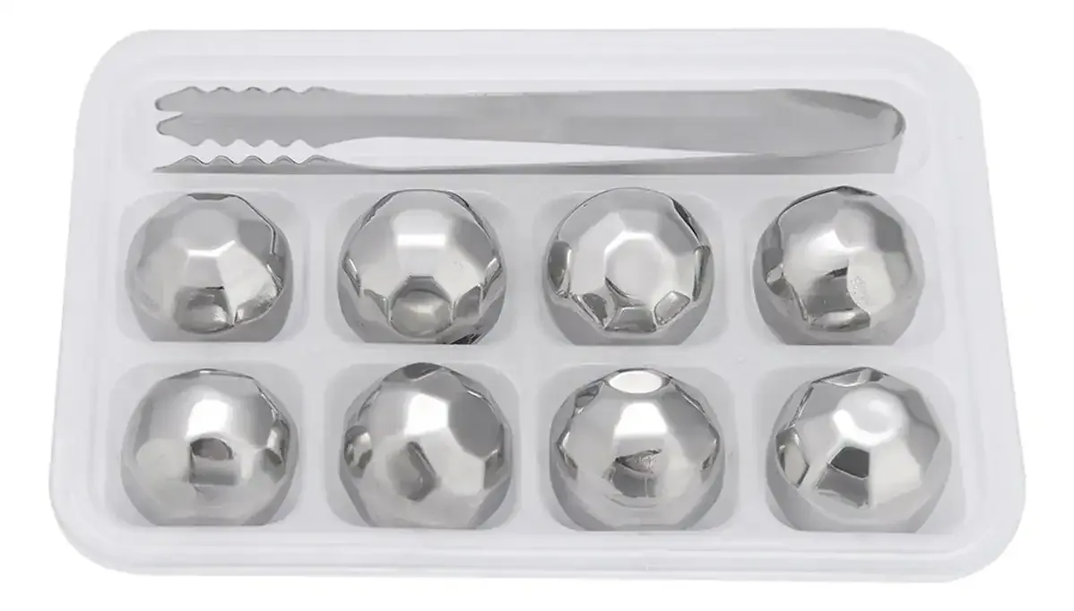 Pierres rafraîchissantes cubes acier inoxydable vin sans diluer