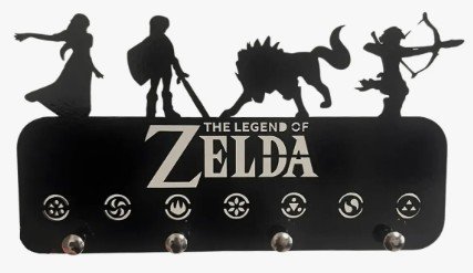 Porte-Clés Mural Zelda Geek Organisateur